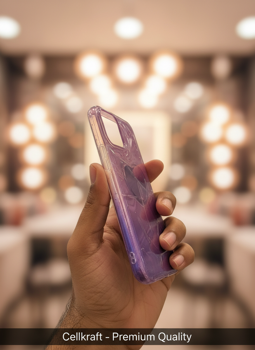 Cellkraft iPhone 11 Glitter Heart Grip Case