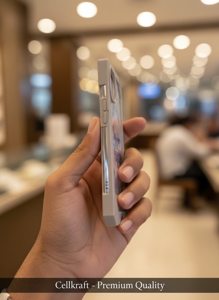 iPhone 11 Luxe Monogram Shockproof Clear Case