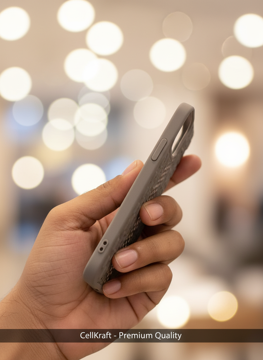 CellKraft Textured Grip Honeycomb iPhone Case