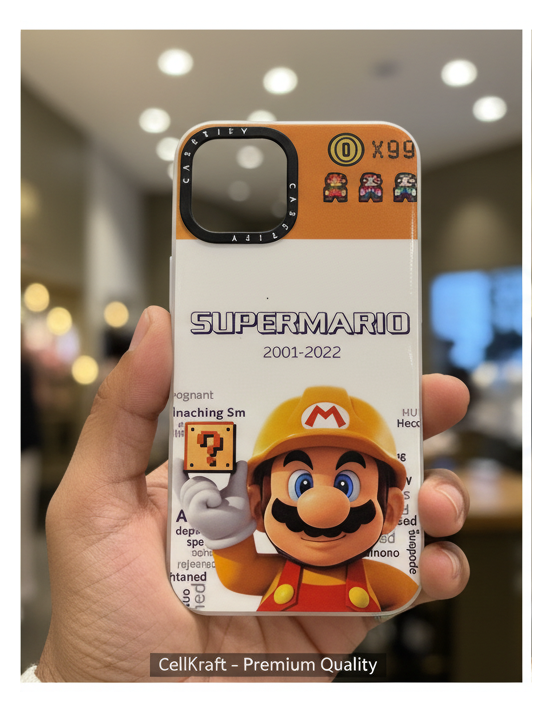CellKraft Retro Super Mario Casetify-Style iPhone Case