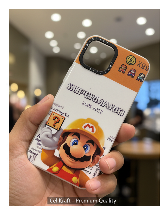 CellKraft Retro Super Mario Casetify-Style iPhone Case
