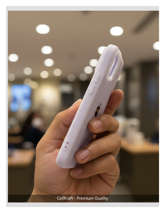CellKraft Soft-Touch Silicone iPhone Case