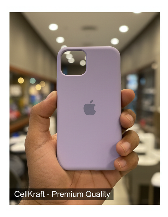 CellKraft Soft Lavender Silicone iPhone Case