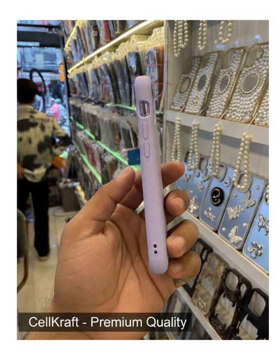 CellKraft Soft Lavender Silicone iPhone Case