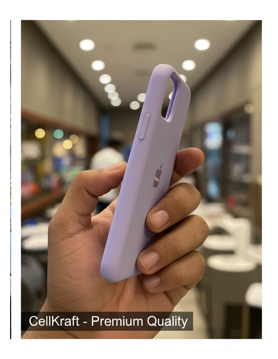 CellKraft Soft Lavender Silicone iPhone Case