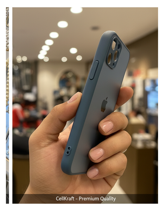 CellKraft Slim Matte iPhone with Camera Protection Case