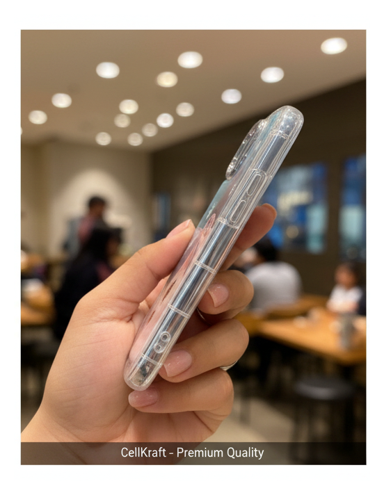 CellKraft Super Cute Cat Clear Protective iPhone Case