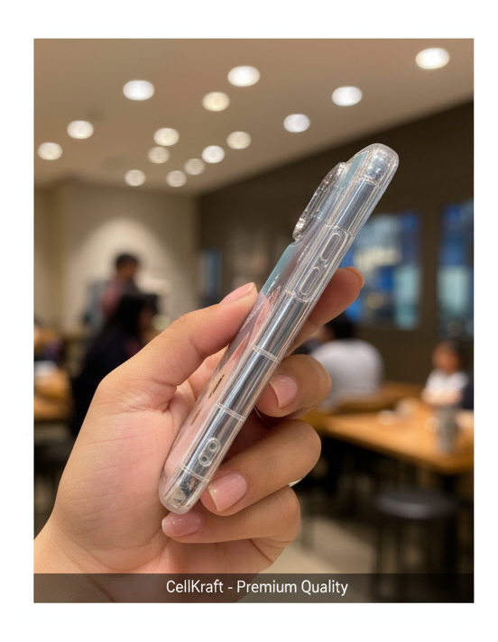 CellKraft Super Cute Cat Clear Protective iPhone Case