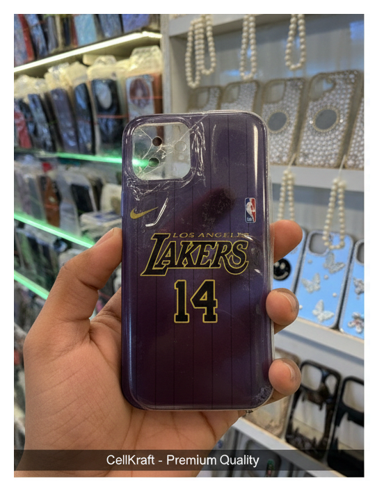 iPhone 12- CellKraft Lakers Jersey Style iPhone Case