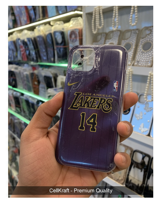 iPhone 12- CellKraft Lakers Jersey Style iPhone Case