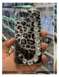 iPhone 12- CellKraft Glam Leopard Bling Protective Phone Case