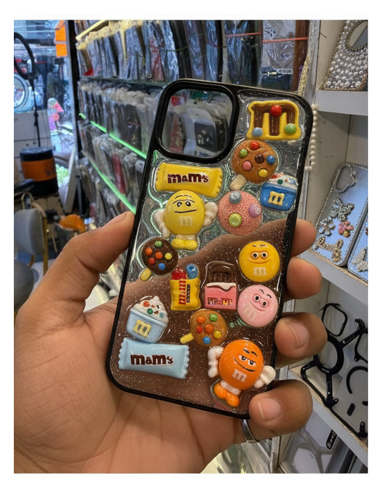 iPhone 12 M&M 3D Candy Fun Protective Case