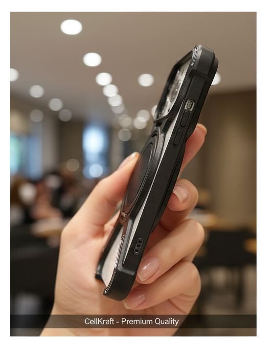 17 Pro Max CellKraft Armor Kickstand Case